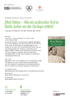 „Mod Helmy – Wie ein arabischer Arzt in Berlin Juden vor der Gestapo rettete“