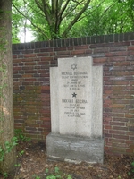 Das Grab des Soldaten Michail Bodjan(a) auf dem Jüdischen Friedhof Weißensee.