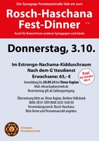 Rosch - Haschana Fest - Dinner