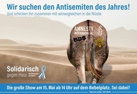 Wir schicken Antisemiten in die Wüste, statt ihnen die Straßen Berlins zu überlassen - und haben Spaß dabei!