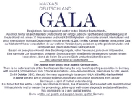 Makkabi Deutschland Gala 2013