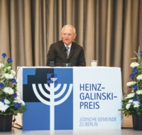 Heinz-Galinski-Preis für Dr. Wolfgang Schäuble