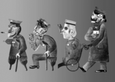 Yael Bartana: »Entartete Kunst Lebt«, 2010. Der Animationsfilm der Israelin mit polnischen Wurzeln entstand zu Otto Dix‘ Gemälde »Kriegskrüppel«, das von den Nazis als »Entartete Kunst« zerstört, hier wieder zum Leben erweckt wird. Courtesy Annet Gerlink Gallery Amsterdam