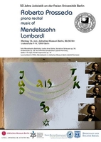Roberto Prosseda - Piano recital von Mendelssohn, Lombardi