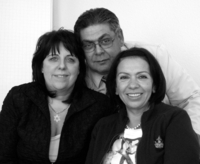 V.l.n.r: Sigrid und Gary Wolff, Liliana Liebermann. Foto: Judith Kessler