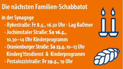 Familien-Schabbat Pestalozzistraße