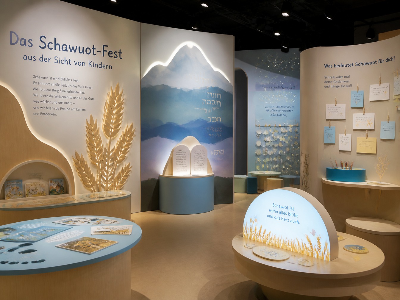 Ausstellung: Das Schawuot-Fest aus der Sicht von Kindern