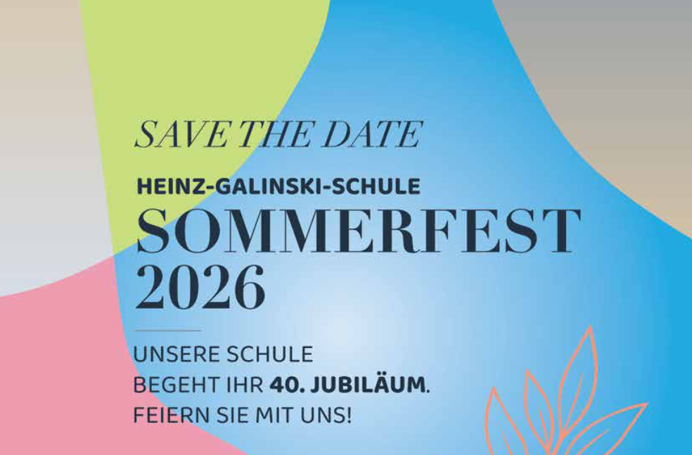 Sommerfest 2026 der Heinz-Galinski-Schule