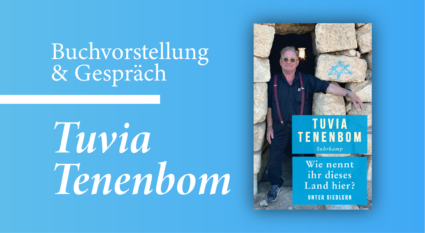 Buchvorstellung mit Tuvia Tenenbom